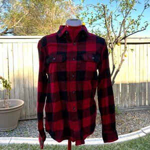 Red and Black Flannel Shirt